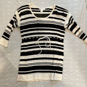 Motherhood maternity striped tunic